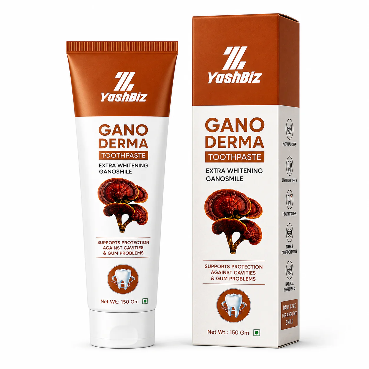 Yashbiz Ganoderma Toothpaste (150gm0 - Image 3