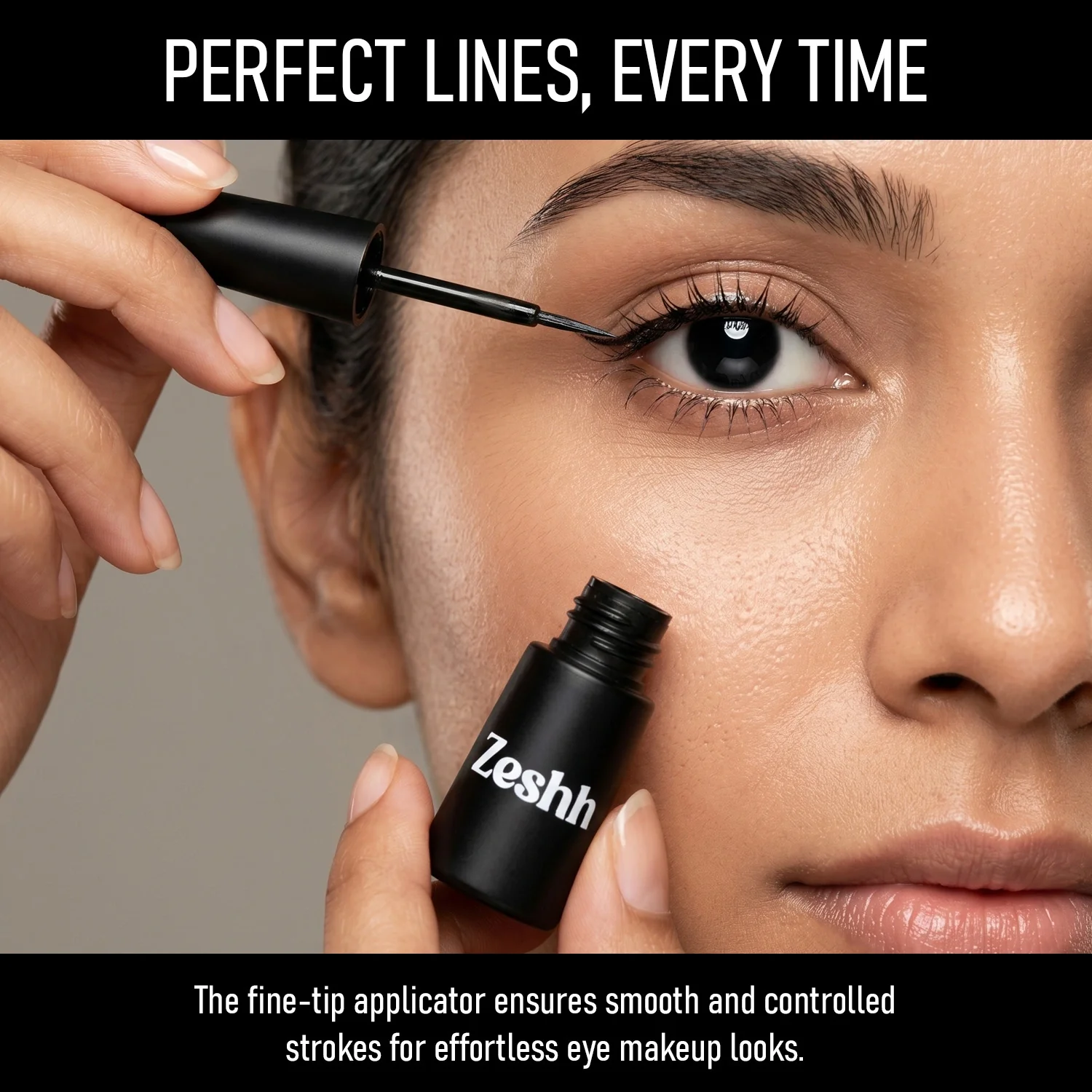 Zeshh Black Liquid Eyeliner - Image 4