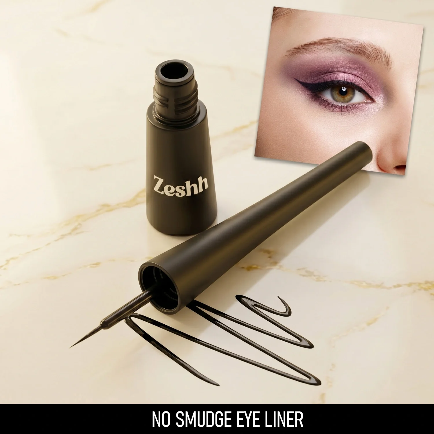 Zeshh Black Liquid Eyeliner - Image 5