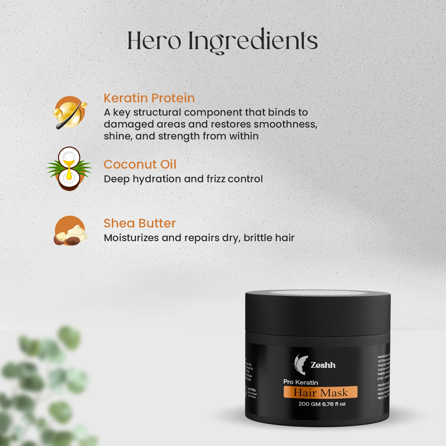 Zeshh Pro Keratin Hair Mask - Image 4