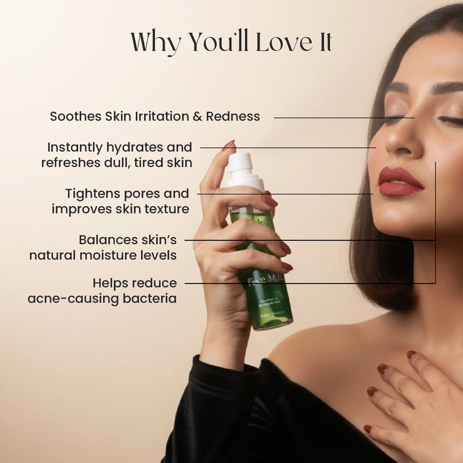 Zeshh Tea Tree Face Mist – Purifying, Oil-Control & Refreshing Hydration for Clear Skin - Image 2