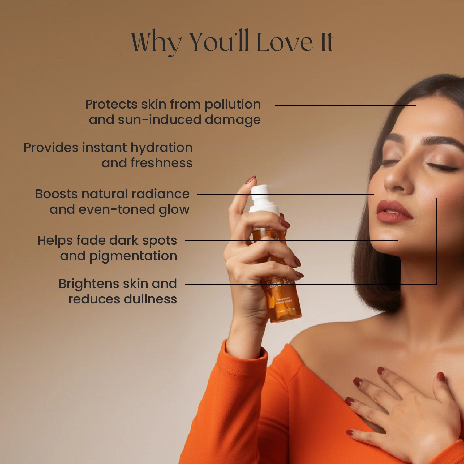 Zeshh Vitamin C Face Mist ā Brightening, Hydrating & Glow-Boosting Facial Mist for Radiant Skin - Image 5